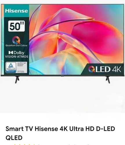 Hisense smart qled - 50", 4k
