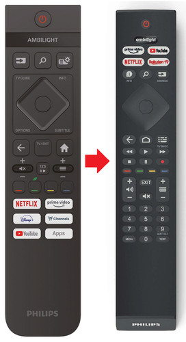 Telecomando originale philips - telecomando,