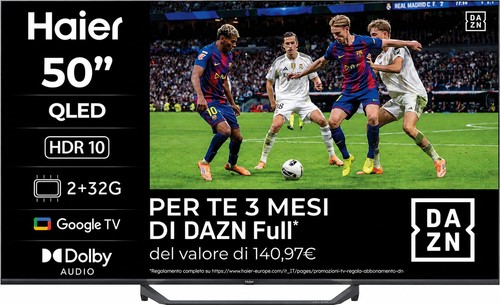 Haier smart qled 4k - tv, uhd